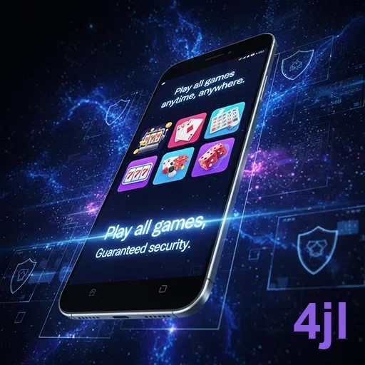 Mobile user enjoying secure casino gaming with 4jl